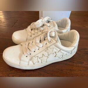 Zadig & Voltaire ZV 1747 Stars White Women's Calfskin Shoes Size 36EU
6  US